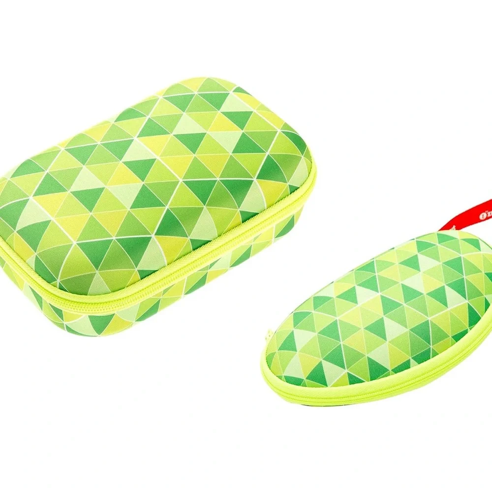 Brand New Sunglasses Case and Art Supply Case Lime Green Back To School Student